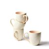 Tabletop Coton Colors by Laura Johnson | Blush Layered Diamond Mug, Set Of 4