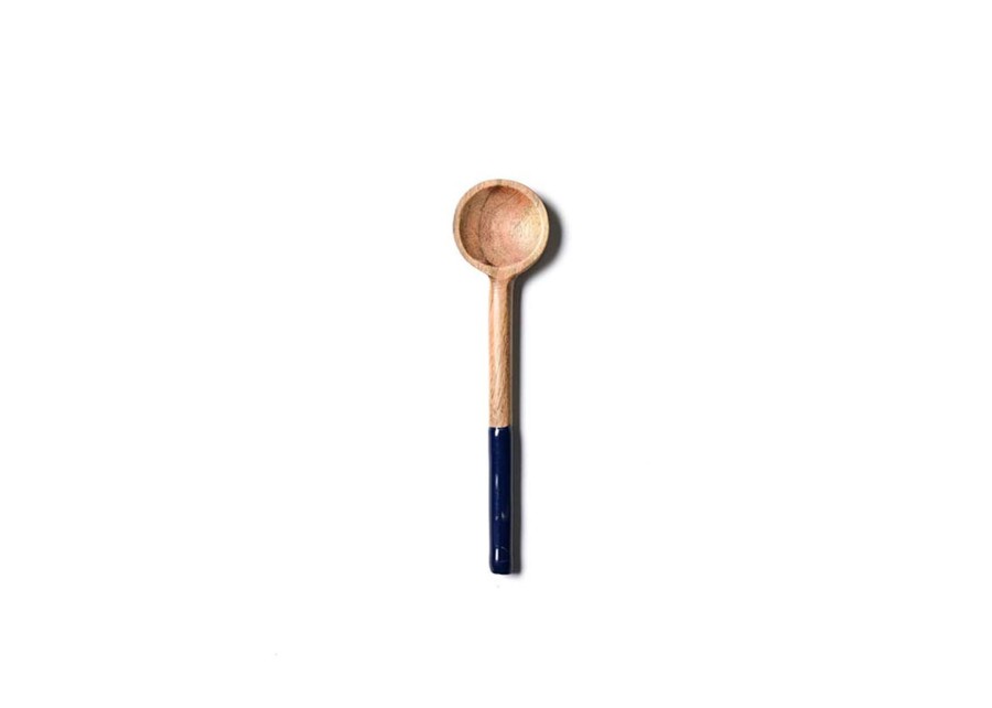 Entertaining Coton Colors by Laura Johnson | Fundamental Navy Wood Appetizer Spoon