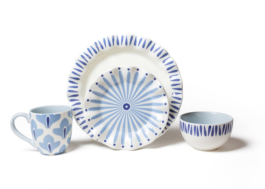 Tabletop Coton Colors by Laura Johnson | Iris Blue 4 Piece Place Setting