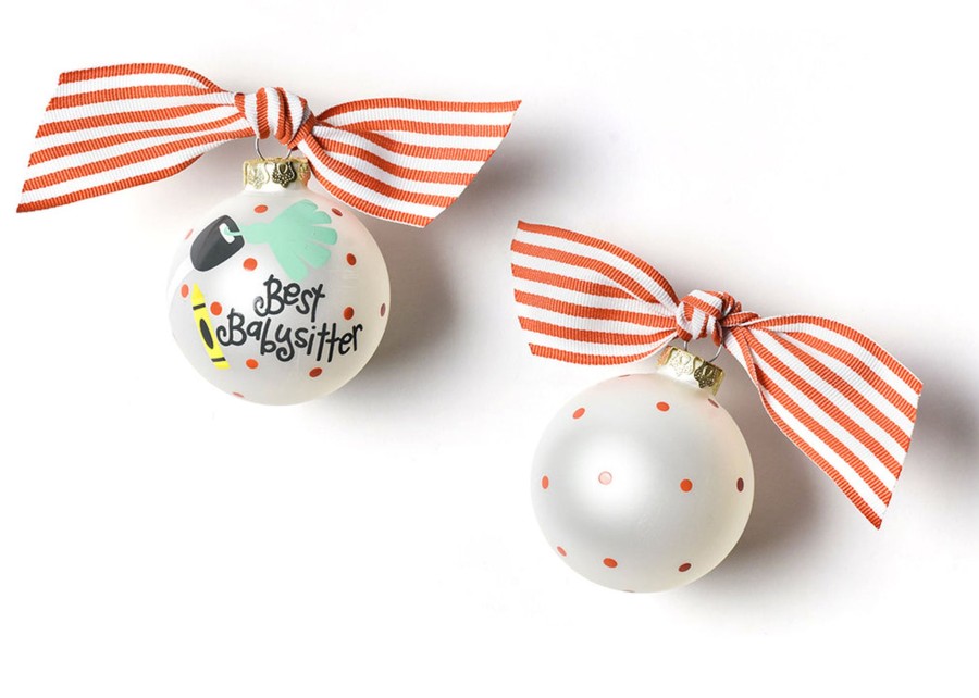 Commemorative Keepsakes Coton Colors by Laura Johnson | Babysitter Glass Ornament