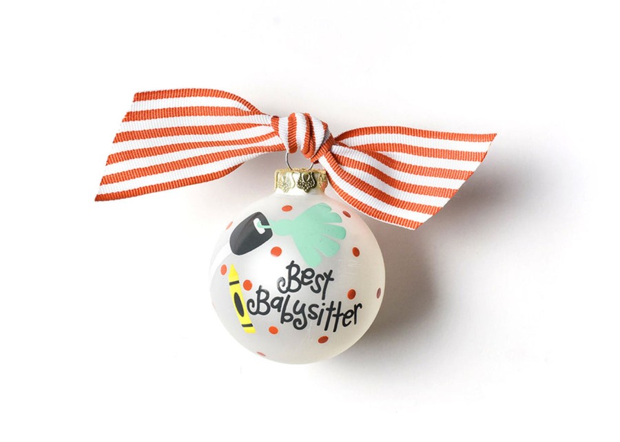 Commemorative Keepsakes Coton Colors by Laura Johnson | Babysitter Glass Ornament