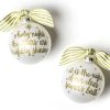 Ornaments Coton Colors by Laura Johnson | Stars Are Brightly Shining Glass Ornament