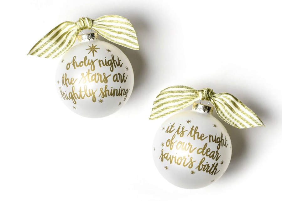 Ornaments Coton Colors by Laura Johnson | Stars Are Brightly Shining Glass Ornament