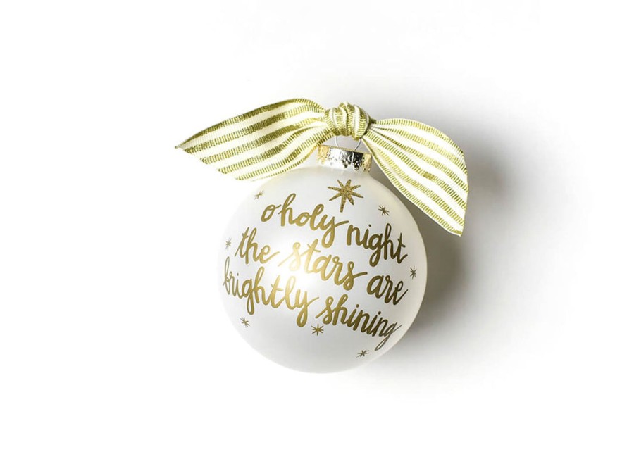 Ornaments Coton Colors by Laura Johnson | Stars Are Brightly Shining Glass Ornament