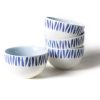 Tabletop Coton Colors by Laura Johnson | Iris Blue Drop Small Bowl, Set Of 4