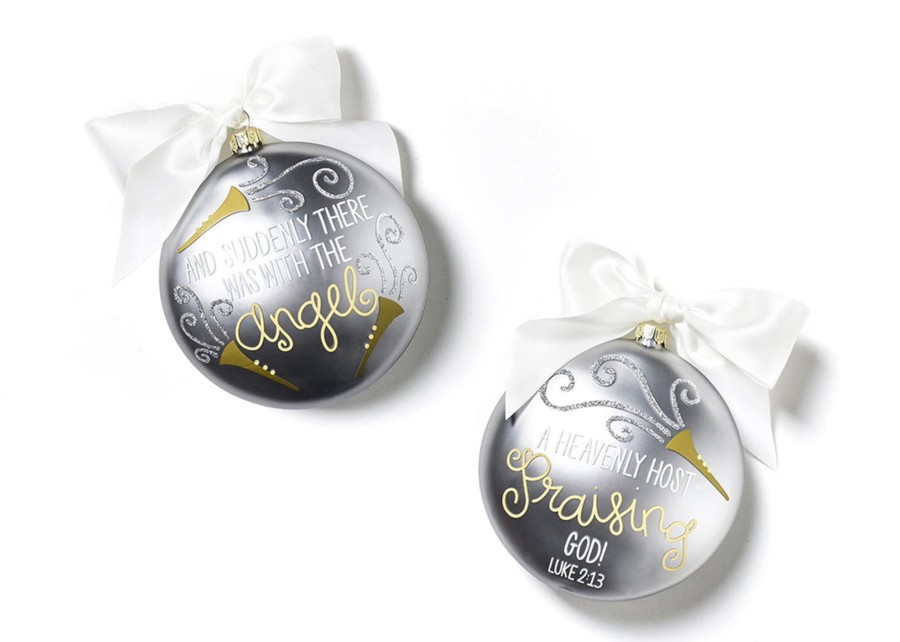 Ornaments Coton Colors by Laura Johnson | The Birth Of Christ Glass Ornament - Luke 2:13