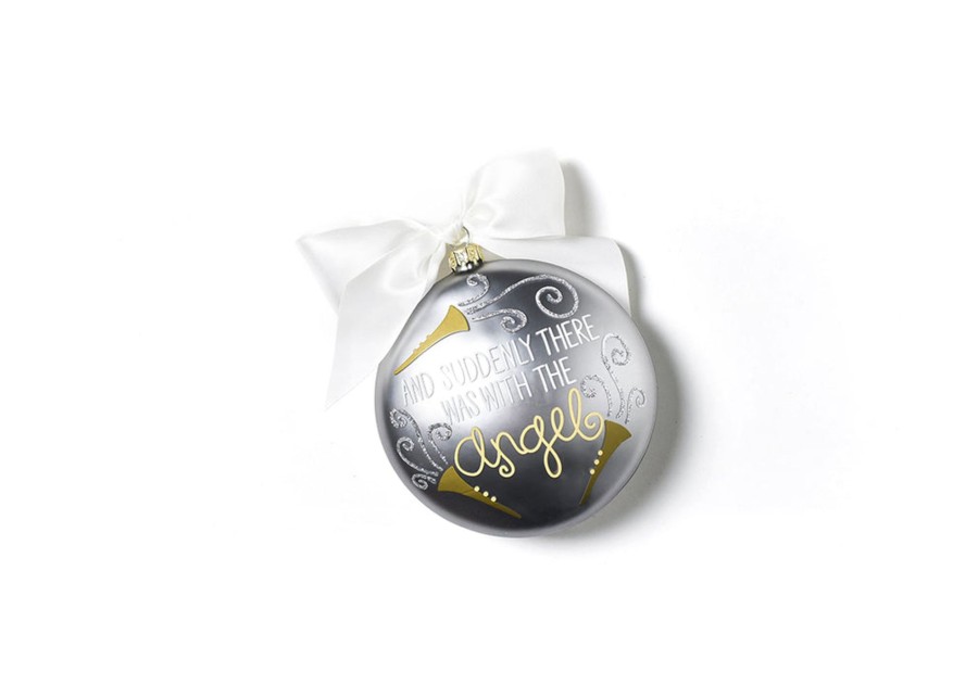 Ornaments Coton Colors by Laura Johnson | The Birth Of Christ Glass Ornament - Luke 2:13