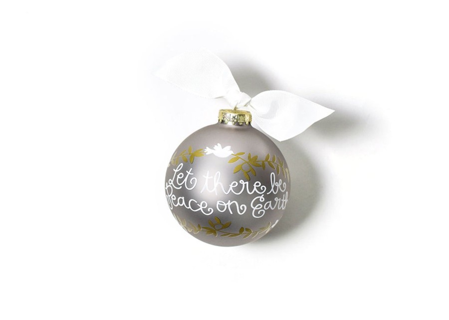 Commemorative Keepsakes Coton Colors by Laura Johnson | Peace On Earth Glass Ornament