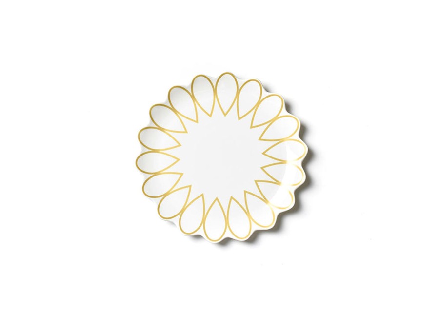 Tabletop Coton Colors by Laura Johnson | Deco Gold Scallop 4 Piece Place Setting