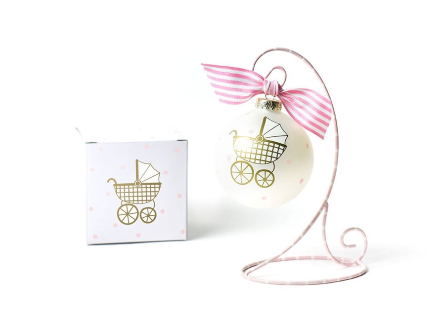 Commemorative Keepsakes Coton Colors by Laura Johnson | Pink And White Ornament Stand