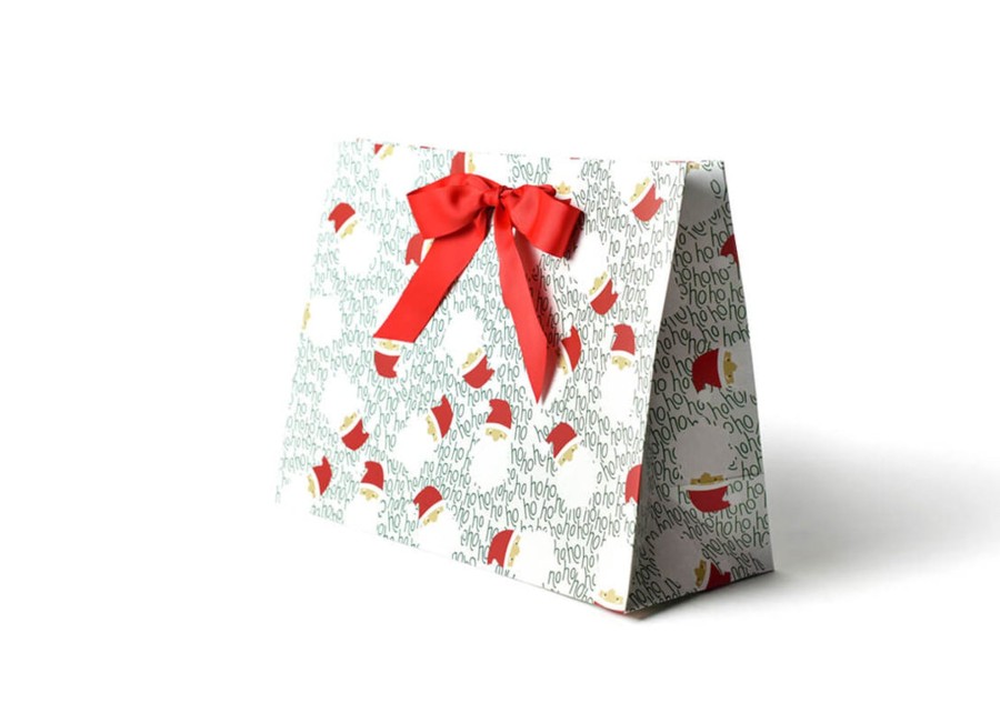 Home Coton Colors by Laura Johnson | Ho Ho Santa Large Gift Bag