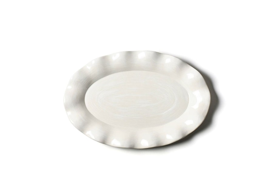 Entertaining Coton Colors by Laura Johnson | Signature White Oval Platter