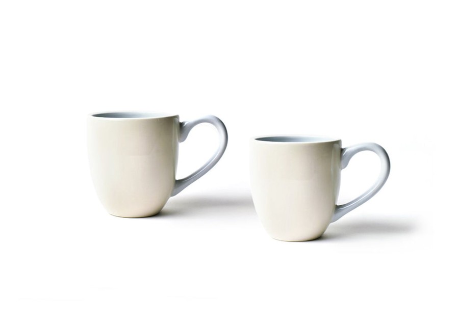 Commemorative Keepsakes Coton Colors by Laura Johnson | Ecru Mr. And Mrs. Mugs, Set Of 2