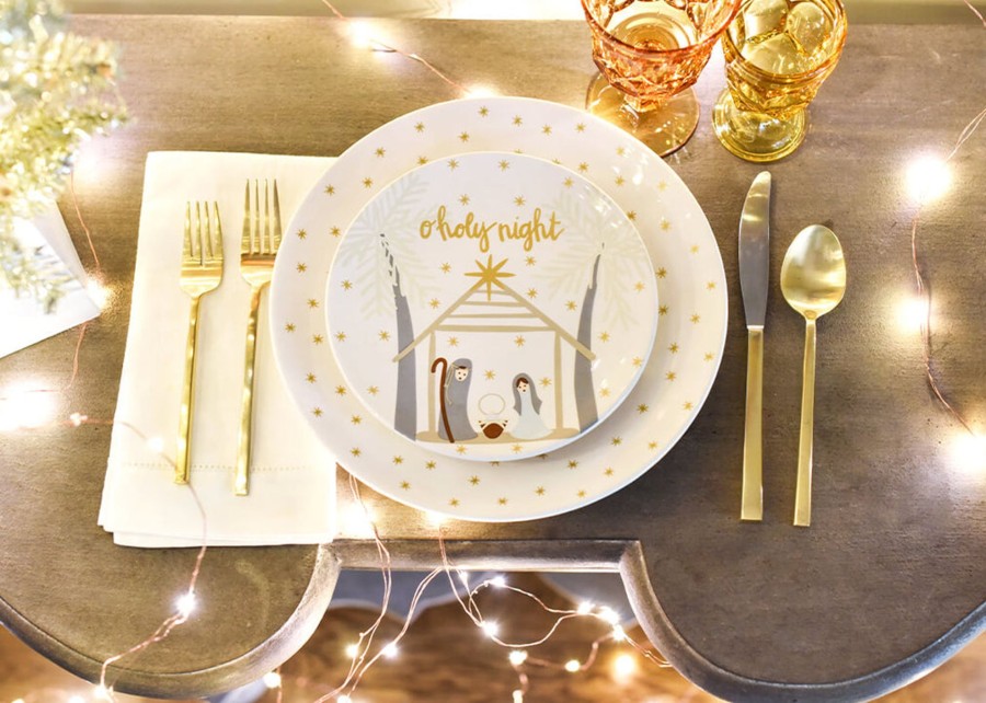 Tabletop Coton Colors by Laura Johnson | Gold Star Dinner Plate