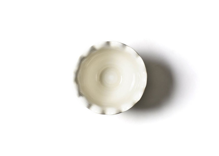 Entertaining Coton Colors by Laura Johnson | Signature White 9In Ruffle Bowl