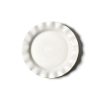 Tabletop Coton Colors by Laura Johnson | Signature White Ruffle Dinner Plate