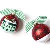 Ornaments Coton Colors by Laura Johnson | Home For Christmas Glass Ornament