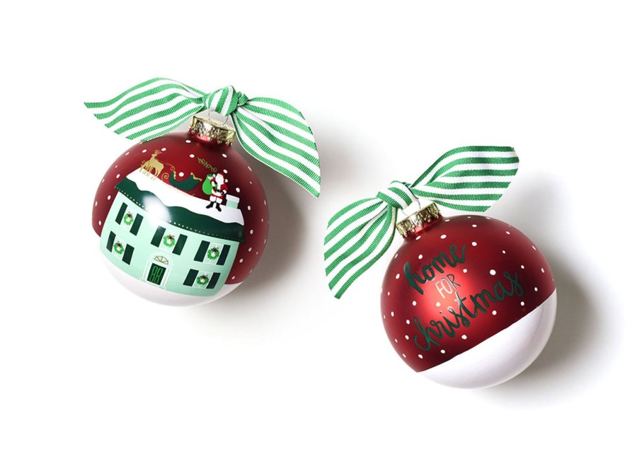 Ornaments Coton Colors by Laura Johnson | Home For Christmas Glass Ornament