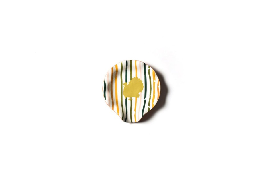 Entertaining Coton Colors by Laura Johnson | Turkey Stripes Ruffle Spoon Rest