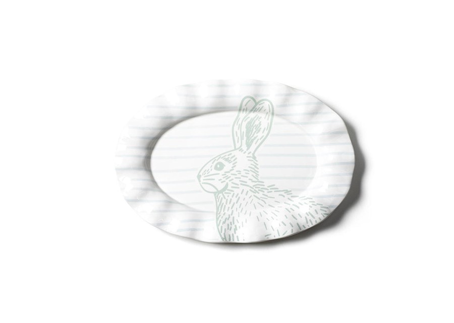 Entertaining Coton Colors by Laura Johnson | Speckled Rabbit Ruffle Oval Platter