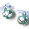 Ornaments Coton Colors by Laura Johnson | Around The World Plane Glass Ornament