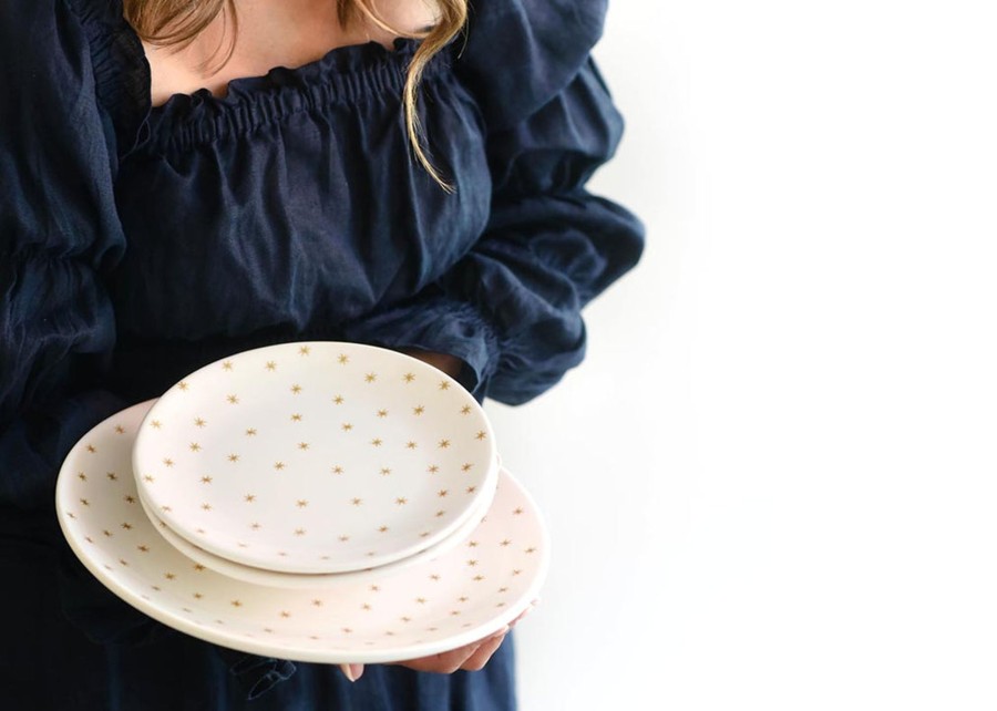 Tabletop Coton Colors by Laura Johnson | Gold Star Salad Plate