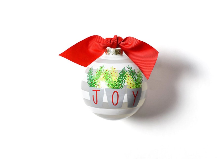 Ornaments Coton Colors by Laura Johnson | Joy Branches Glass Ornament