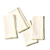 Entertaining Coton Colors by Laura Johnson | Color Block Ecru Napkin, Set Of 4