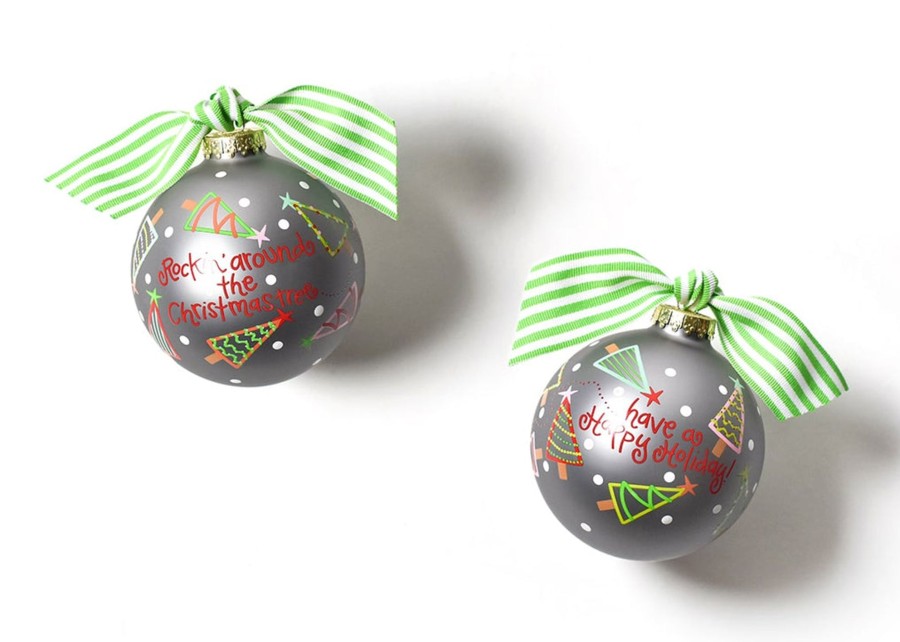 Ornaments Coton Colors by Laura Johnson | Rockin' Around The Christmas Tree Glass Ornament