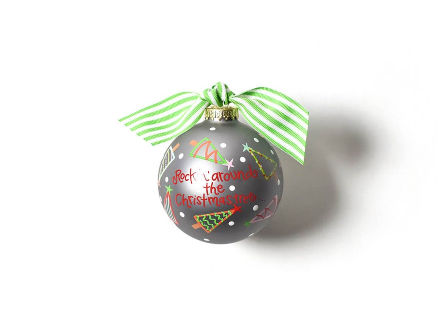 Ornaments Coton Colors by Laura Johnson | Rockin' Around The Christmas Tree Glass Ornament