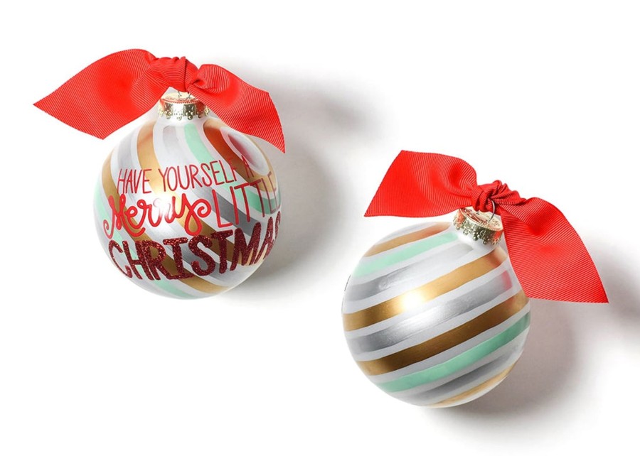 Ornaments Coton Colors by Laura Johnson | Have Yourself A Merry Little Christmas Glass Ornament