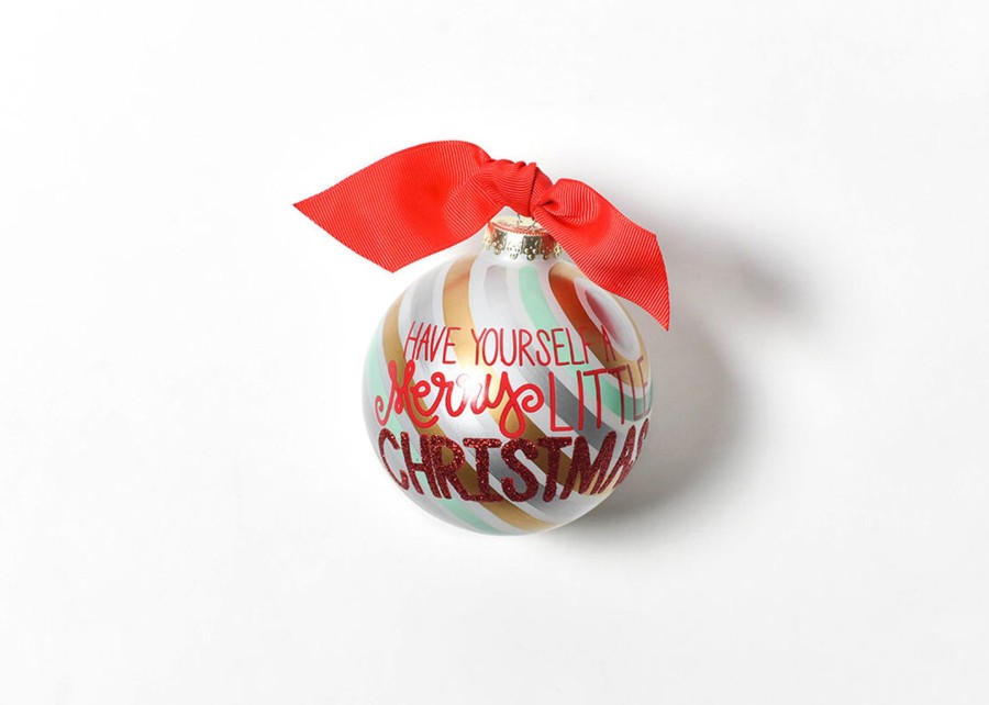 Ornaments Coton Colors by Laura Johnson | Have Yourself A Merry Little Christmas Glass Ornament