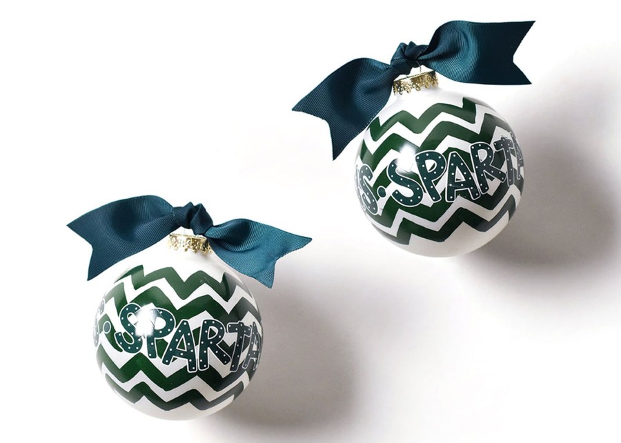 Ornaments Coton Colors by Laura Johnson | Michigan State Chevron Ornament