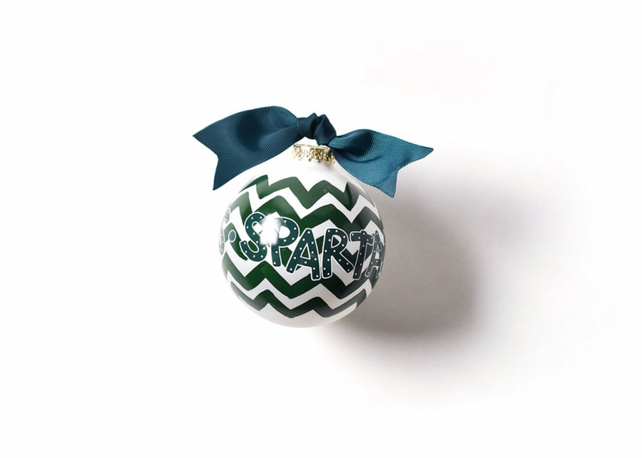 Ornaments Coton Colors by Laura Johnson | Michigan State Chevron Ornament