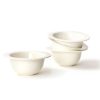 Tabletop Coton Colors by Laura Johnson | Signature White Rimmed Small Bowl, Set Of 4