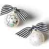 Commemorative Keepsakes Coton Colors by Laura Johnson | Pet Portrait Glass Ornament - Floppy