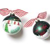 Ornaments Coton Colors by Laura Johnson | Town Square Glass Ornament