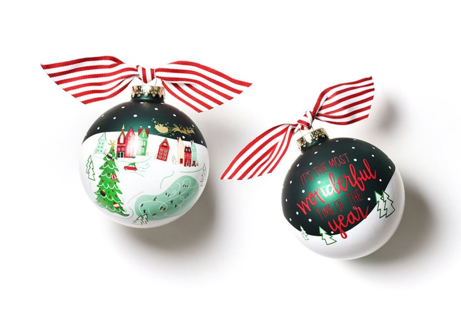 Ornaments Coton Colors by Laura Johnson | Town Square Glass Ornament