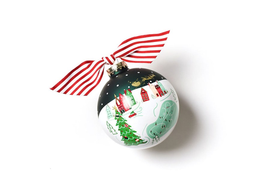 Ornaments Coton Colors by Laura Johnson | Town Square Glass Ornament