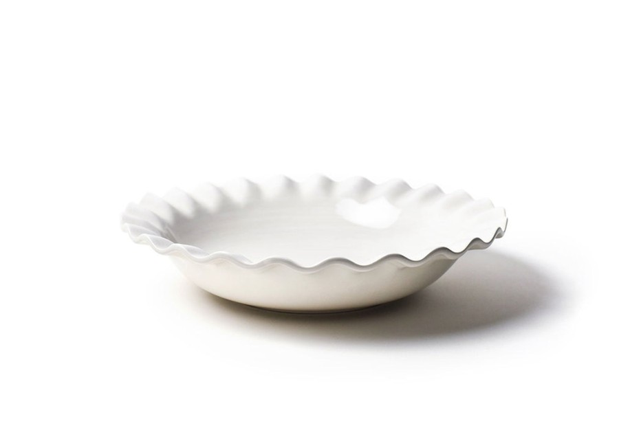 Entertaining Coton Colors by Laura Johnson | Signature White 13" Ruffle Best Bowl