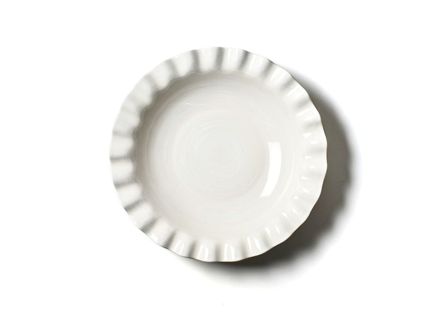 Entertaining Coton Colors by Laura Johnson | Signature White 13" Ruffle Best Bowl