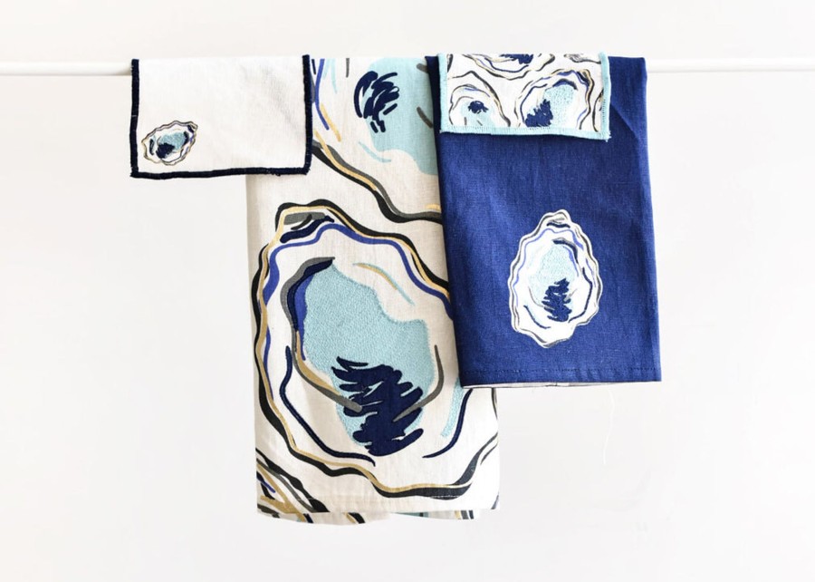 Home Coton Colors by Laura Johnson | Oyster Medium Hand Towel