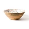 Entertaining Coton Colors by Laura Johnson | Feathered Wood Bowl