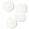 Tabletop Coton Colors by Laura Johnson | Ecru Color Block Round Placemat Set Of 4