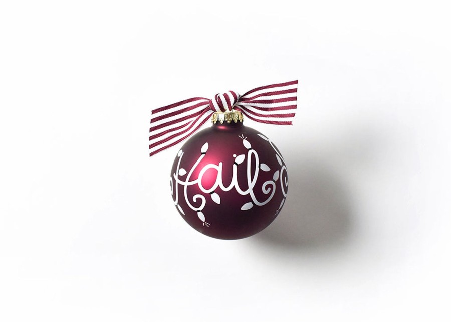 Ornaments Coton Colors by Laura Johnson | Mississippi State Lights Glass Ornament