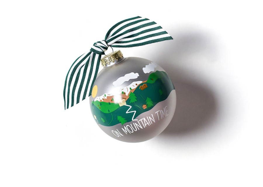 Commemorative Keepsakes Coton Colors by Laura Johnson | On Mountain Time Glass Ornament