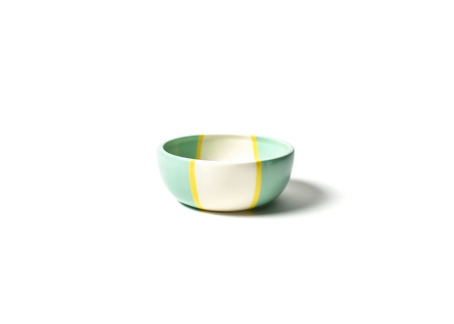 Commemorative Keepsakes Coton Colors by Laura Johnson | Mint Color Block Small Dog Bowl