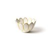 Tabletop Coton Colors by Laura Johnson | Deco Gold Scallop Small Bowl