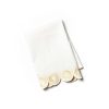 Home Coton Colors by Laura Johnson | Blush Arabesque Trim Medium Hand Towel