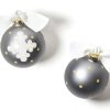 Ornaments Coton Colors by Laura Johnson | Neutral Cross Glass Ornament